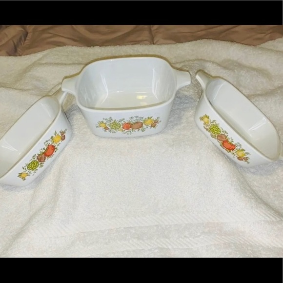 VTG Corning ware Spice of Life 3-piece set - Picture 1 of 8